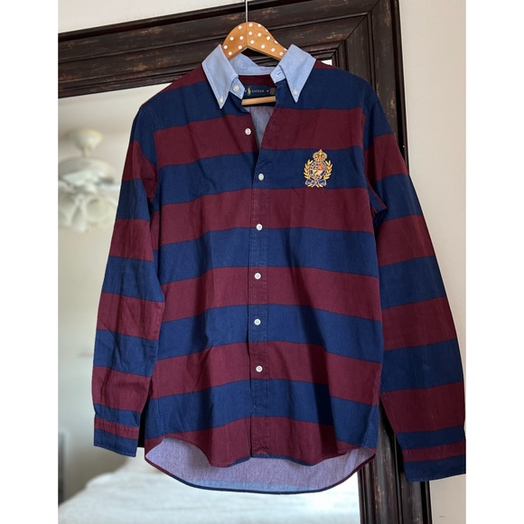 Ralph Lauren Other - Men’s Ralph Lauren Rugby Stripe Gold Logo